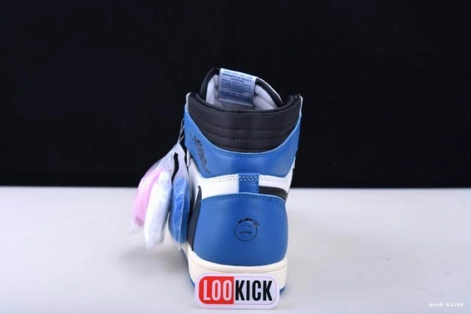 Rep Air Jordan and DH3227-105 1 Travis Blue Scott White 0804